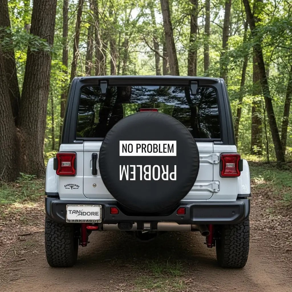 No Problem | Problem Yazılı Stepne Kılıfı